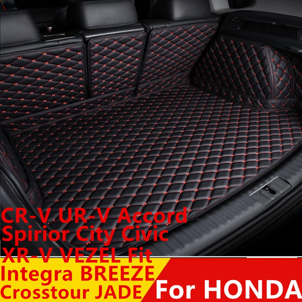 

Автомобильный коврик для багажника Honda CR-V Fit City Accord Civic Spirior Crosstour JADE XR-V VEZEL XPE задняя крышка для груза