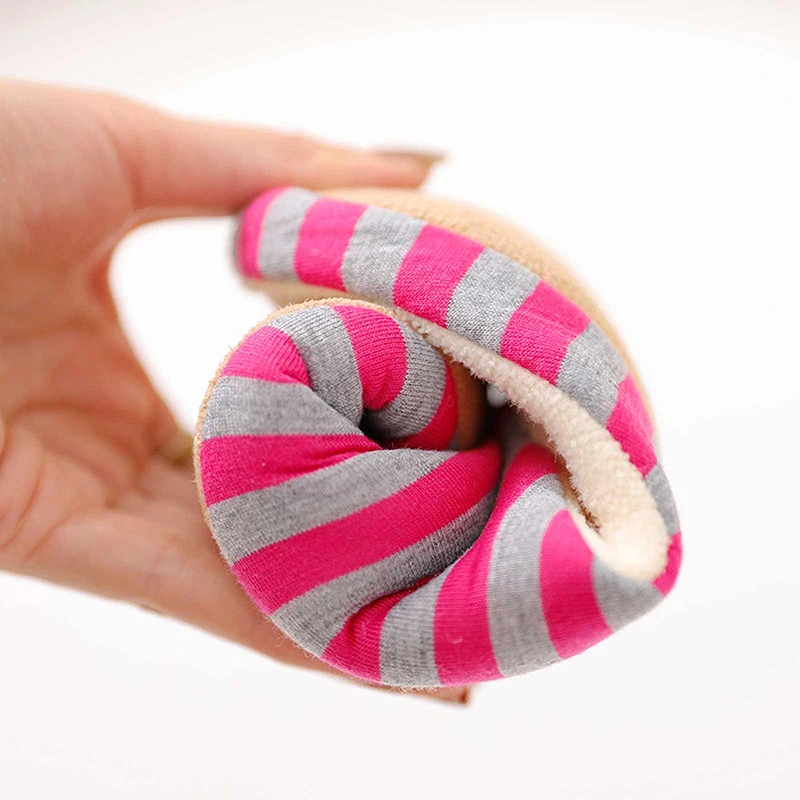 Striped Autumn And Winter Indoor Home Wooden Apartment High-rise Warm Indoor Cotton Slippers Warm Slippers