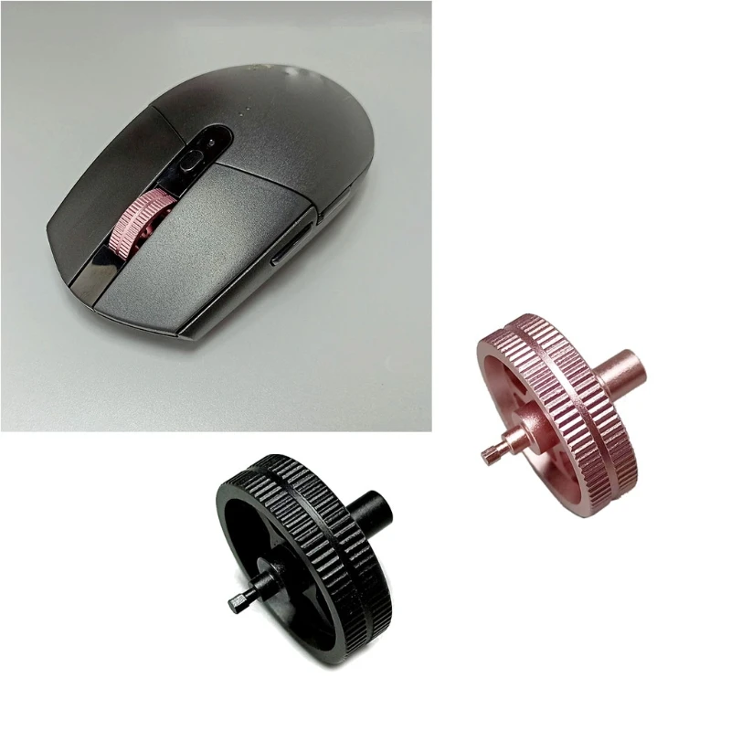 

Mouse Scroll Wheel for logitech G102 G102hero G304 G305 Mouse Pulley Mice Roller Replacement Parts Black and Pink