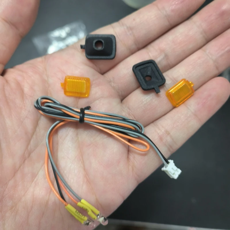 Передний сигнал поворота Φ (Авто.) для Tamiya светильник 1/10 scale Jeep YJ Wrangler жесткий