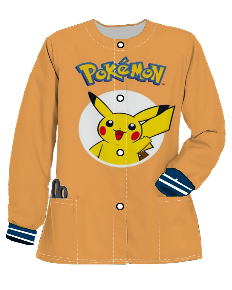 

Кардиган на пуговицах, куртка, элегантное пальто для женщин, рекламная одежда для медсестры, женская одежда с карманами, топы в Корейском стиле, 2023