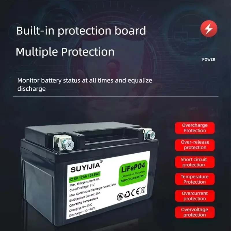 Аккумулятор LiFePO4 для электромобиля 12 8 В Ач 32700