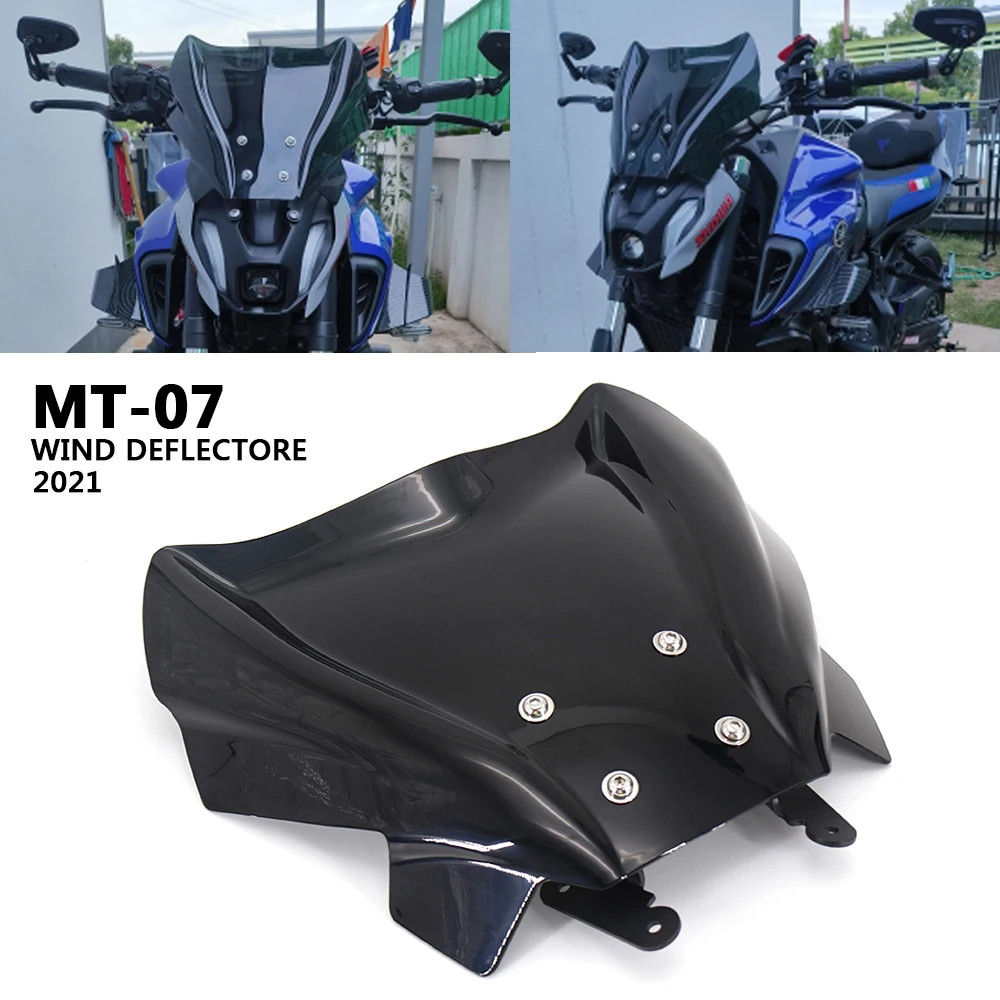 

2021 For YAMAHA MT-07 MT07 NEW Motorcycle Parts Windshield Windscreen Wind Shield Deflectore