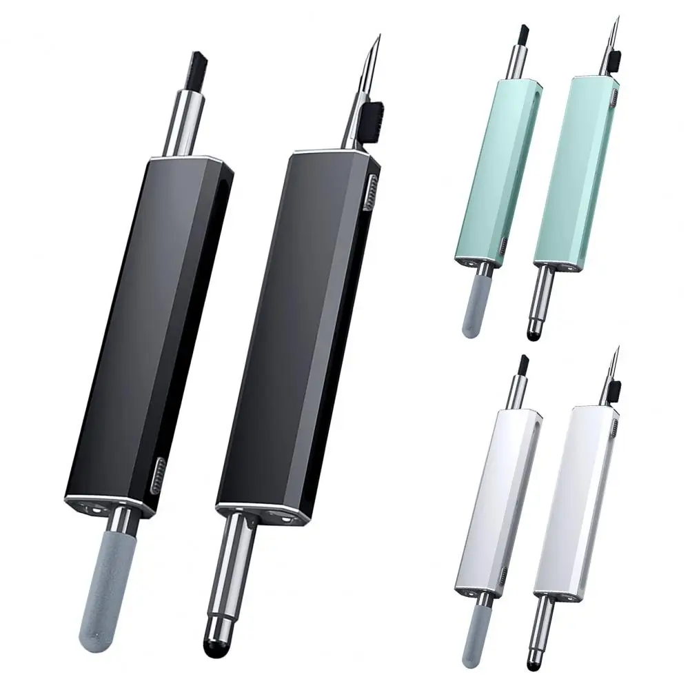 

Metal Nib Useful Wireless Earphones Cleaner Pen Tools Flocking Sponge Earphone Cleaning Brush Flexible for Camera