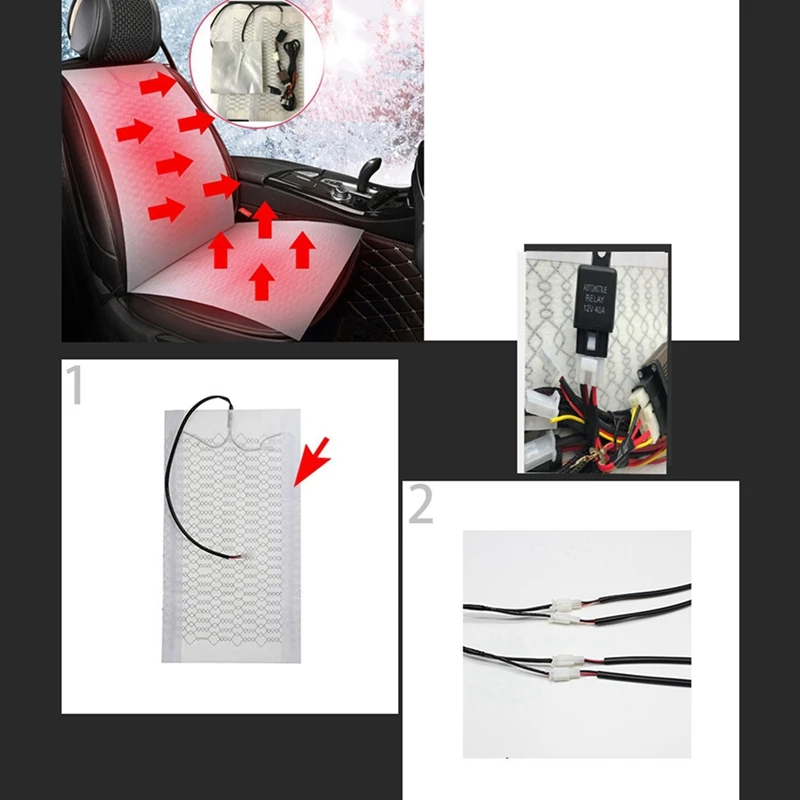 AU04 — универсальный встроенный комплект обогрева автомобильных сидений подходит
