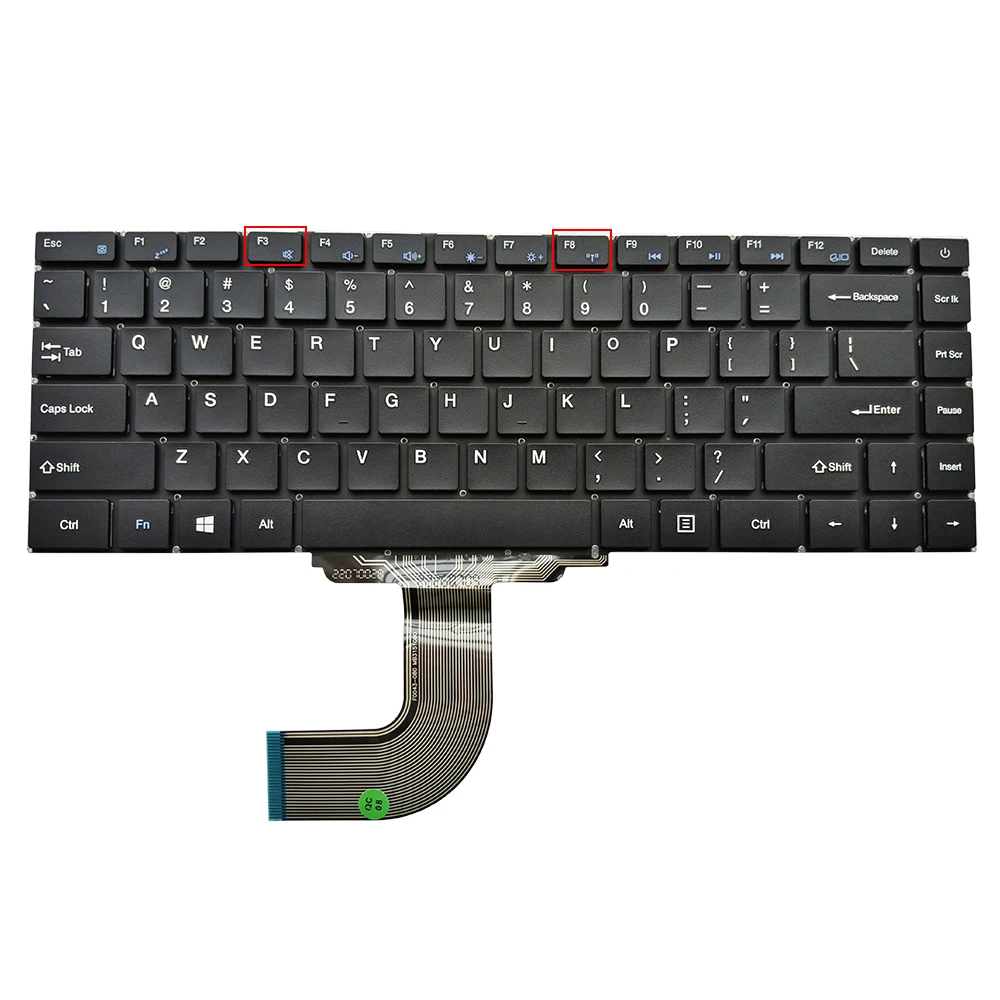 Английская клавиатура США для IPASON Storm Dragon P3 XU141 14 дюймов клавиатуры ноутбуков Teclado