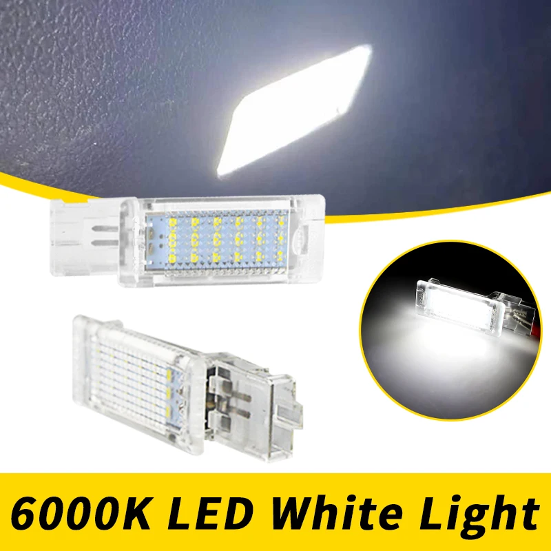 2 шт. 12 В автомобильный белый светодиодный светильник для ног перчаток багажник VW