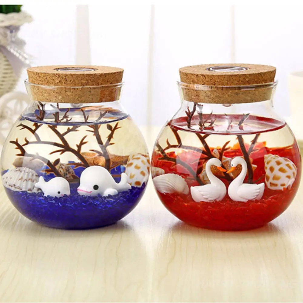 

Night Light Romantic Sea Fish Stone Ocean Bottle Novelty Christmas Gift For Children Baby Rgb Led Lamp Childrens Night Light