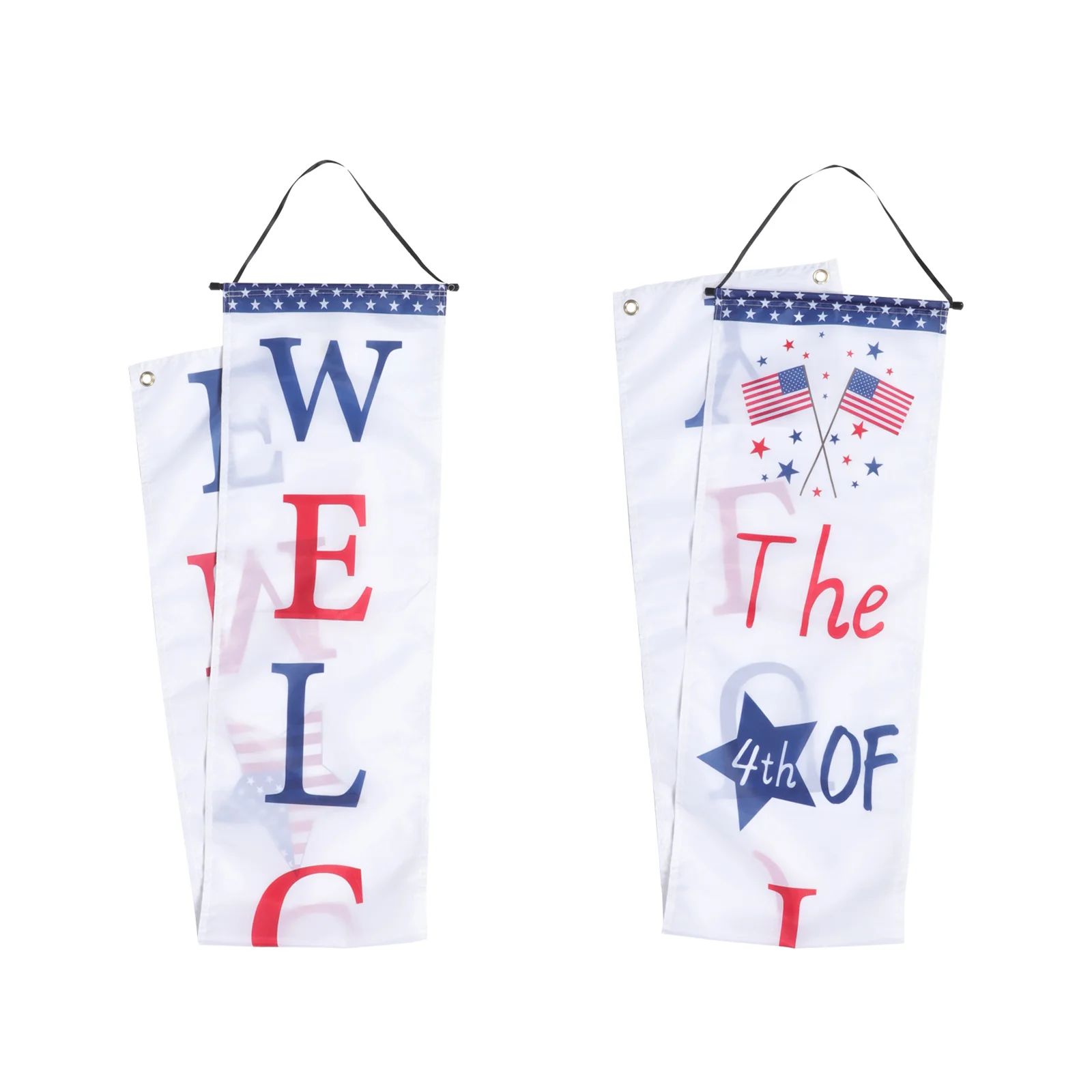 

Day Porch Banner July Independence 4Th Patriotic Hanging Door Sign Flag Of Signs Couplet Memorial Decorations Labor Decor