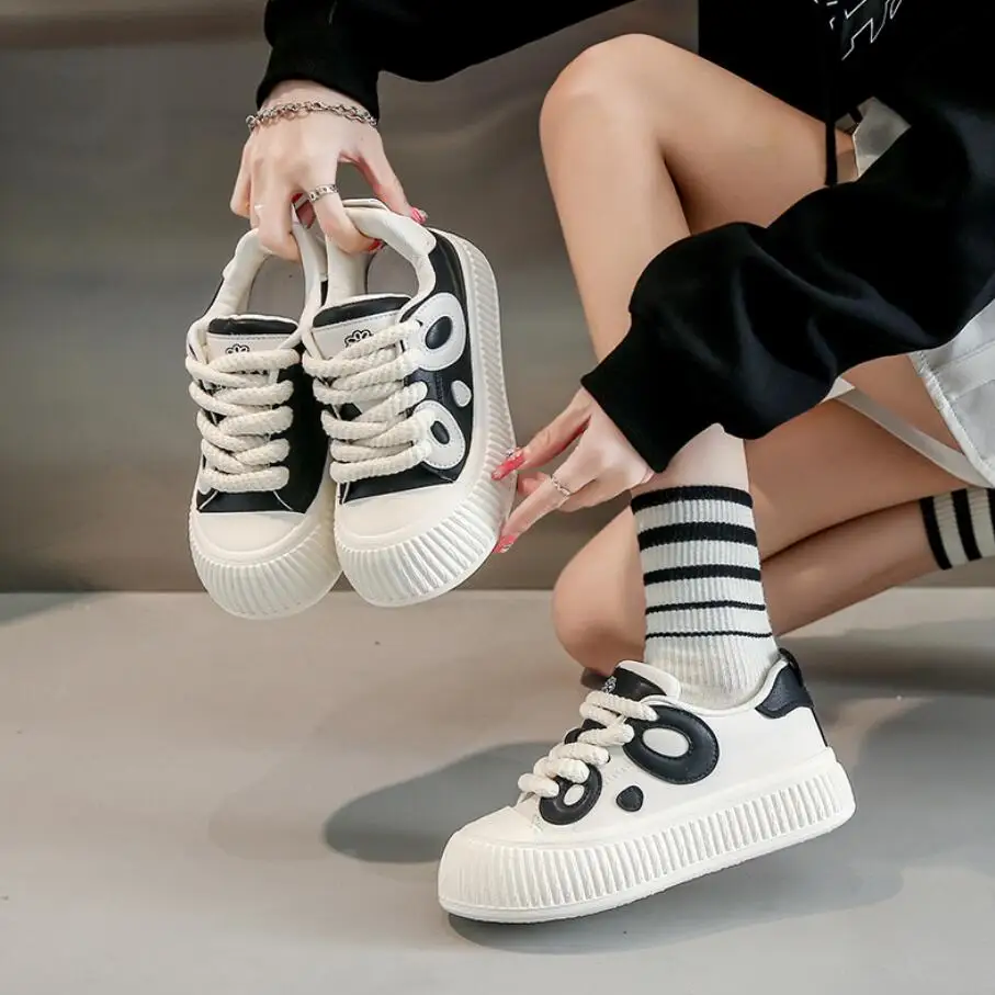 

Shoes For Women Platform Sneakers Breathable Women's Sports Shoes Outdoor Woman Walking Flats Shoes Spring Ladies Casual Shoes