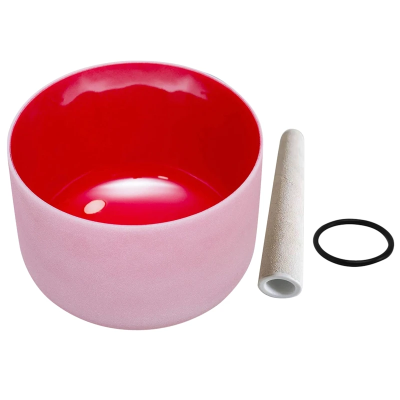 

Crystal Singing Bowl Quartz Frosted Crystal Singing Bowl 8 Inch For Sound Therapy And Meditation Singing Bowl