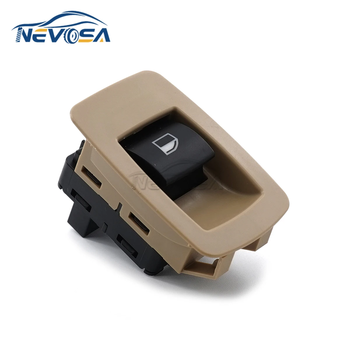 

Nevosa 61316951956 Car Power Window Switch Window Lifter Switch Cream-Coloured For BMW E60 520i 523i 525i 530 M5 61316927661