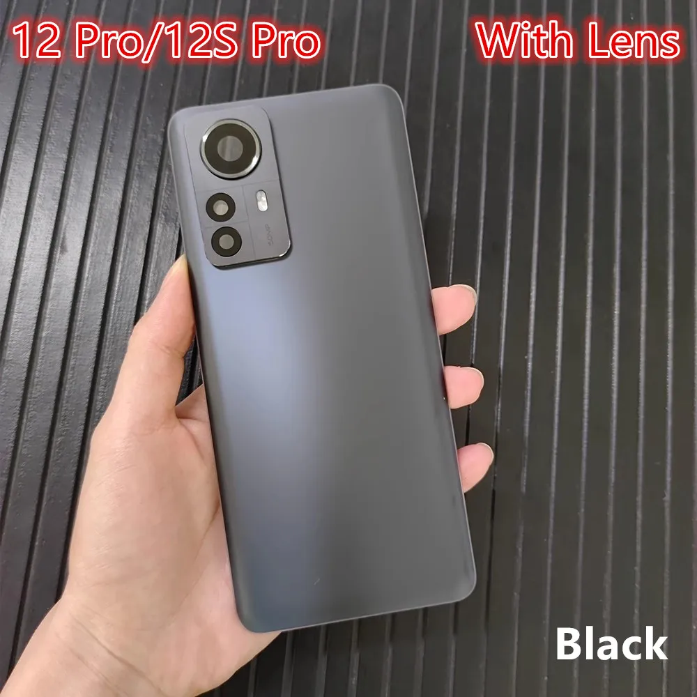 Корпус 12Pro для Xiaomi Mi 12 Pro / 12S 5G 6 73 дюйма стеклянная задняя крышка аккумулятора