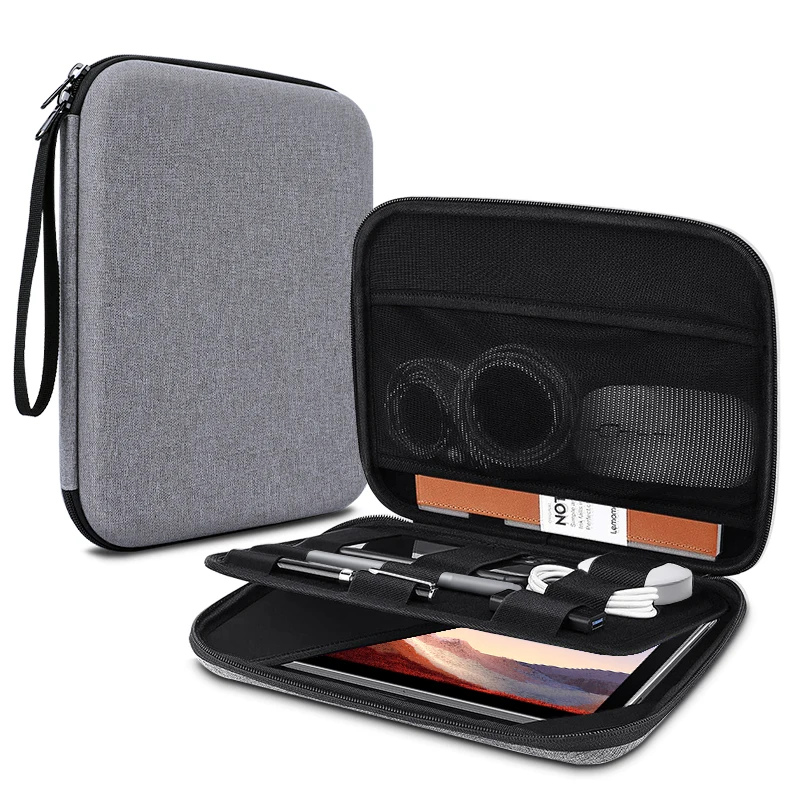 

11 12.9 Inch EVA Hard Shell Tablet Case for Ipad Pro Surface Go/pro 34567 Protective Cover K380 Keyboard Storage Pouch Liner Bag