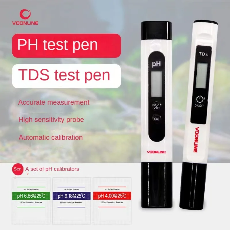 

Aquatic Fish Tank PH Test Pen Measurement Water Quality Tester TDS Monitor