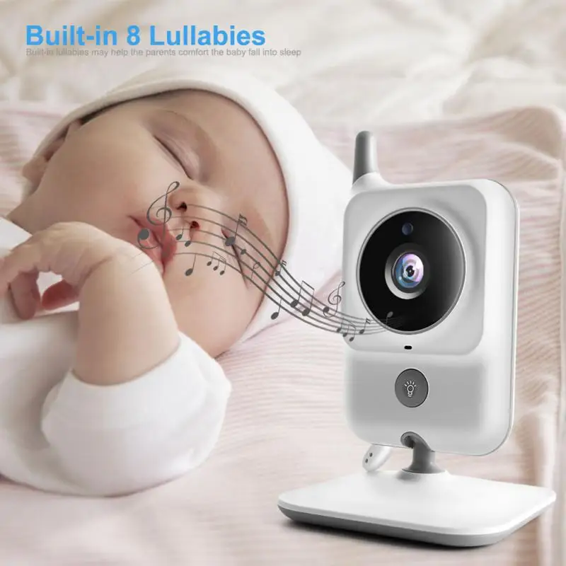 

3.2 Inch LCD Video Baby Monitors Wireless Babysitter Two Way Audio Night light Temperature Pet Baby Nanny Music