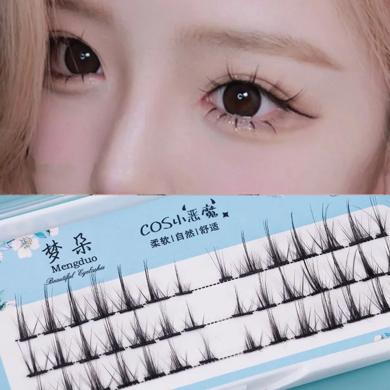 

Ресницы для наращивания натуральные из искусственной норки, отдельные ресницы для макияжа, изгиб, накладные ресницы YZL1, 42 кластера