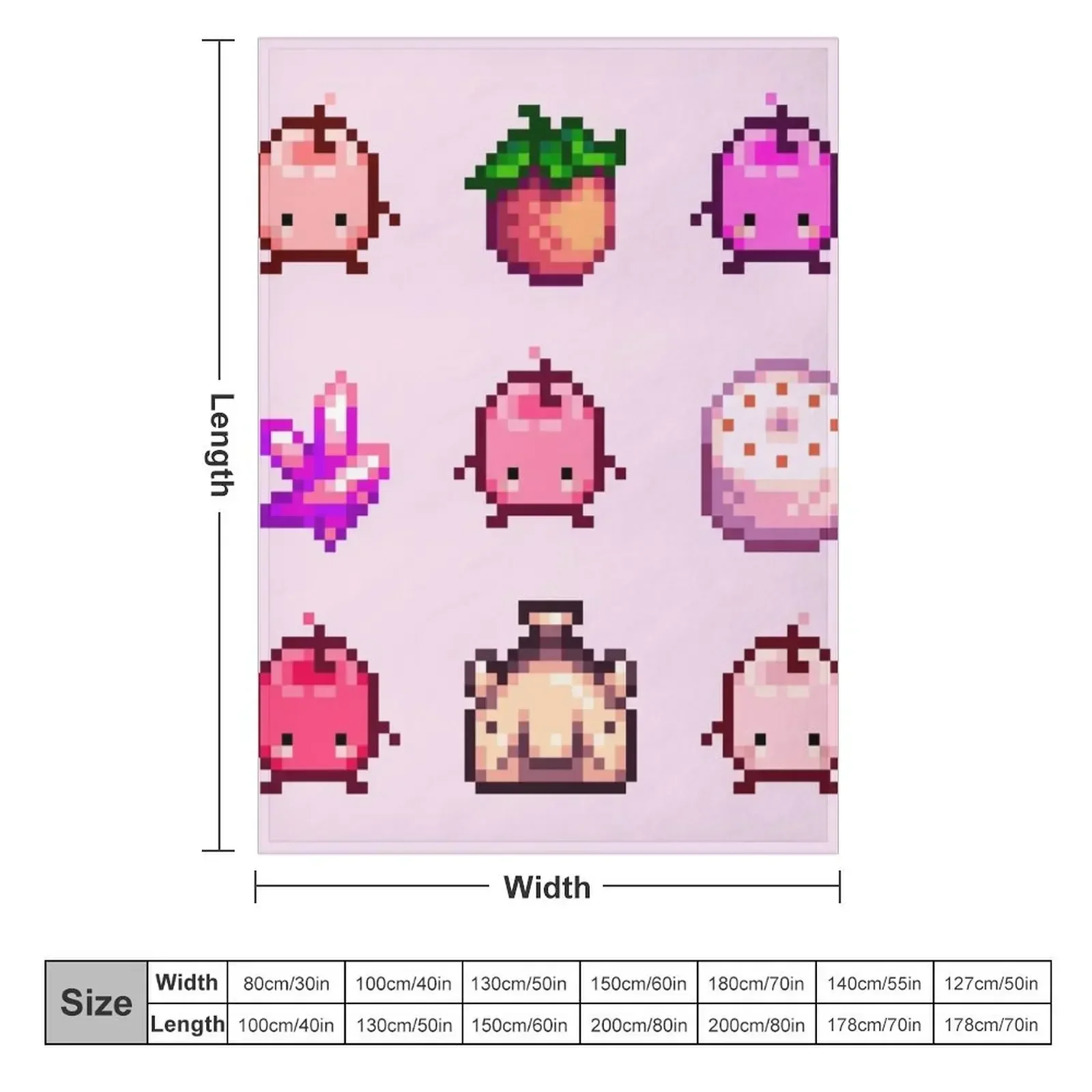 Stardew Valley Pink Junimo Комплект пледы Пушистые покрывала Одеяло Диван Одеяла