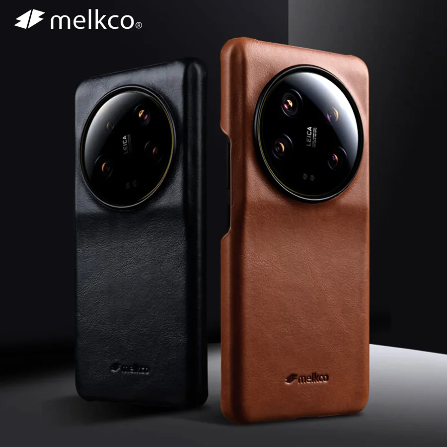 Чехол из натуральной кожи Melkco Oil Wax для Xiaomi 13 Ultra Pro 5G роскошный деловой чехол в
