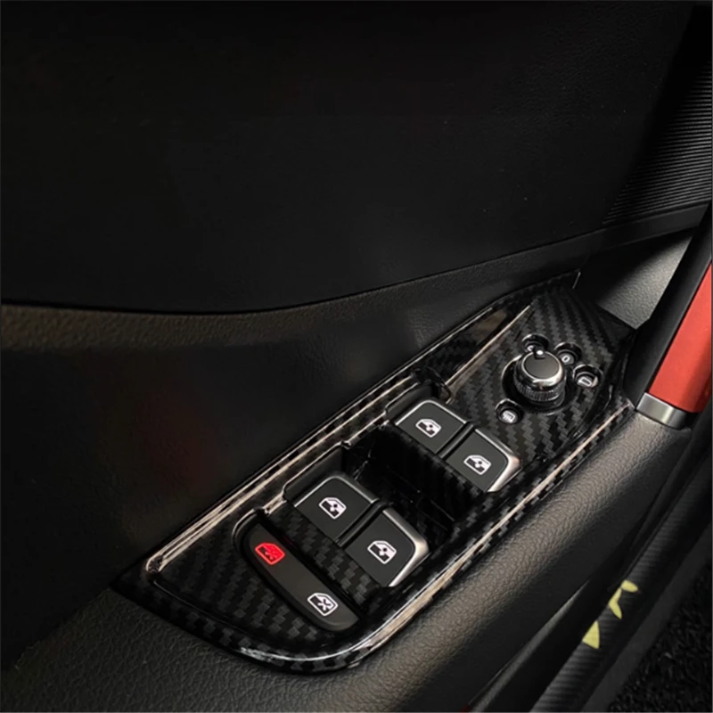 

WELKINRY For Audi Q2 2017 2018 2019 2020 2021 2022 2023 Inner Car Door Armrest Window Lifter Regulator Switch Button Knob Trim