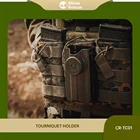 Военный держатель для жгута RHINO Survival, сумка для хранения, подвесной поясной рюкзак, подходит для всех видов турникетов