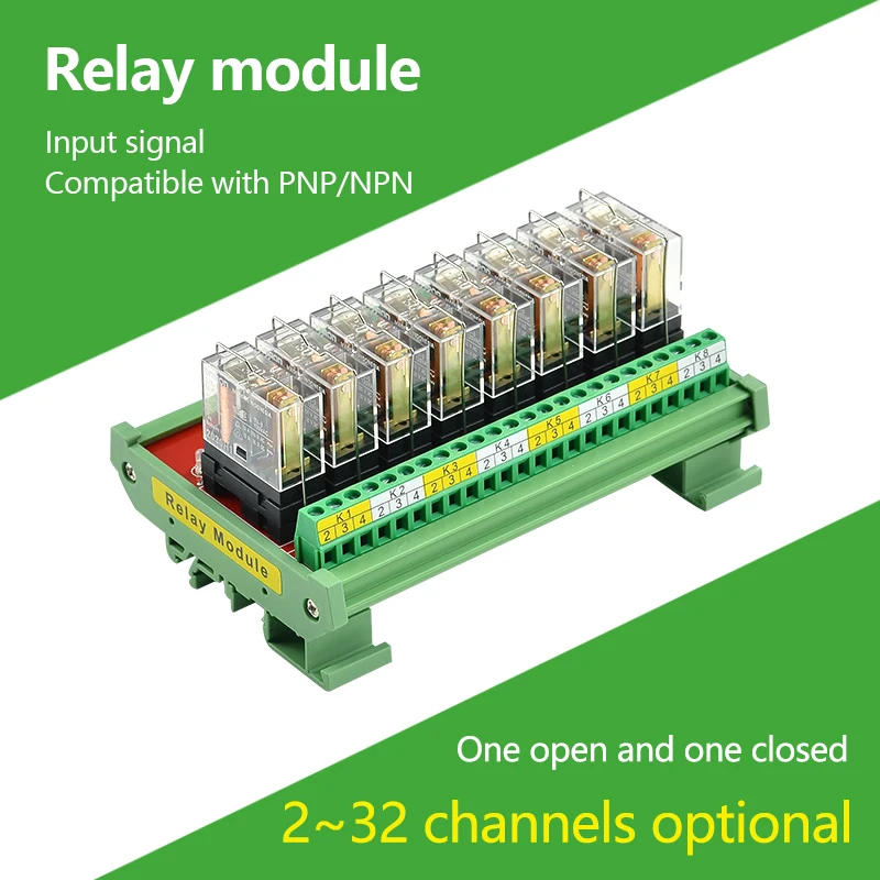 

2/4/6 Channels /way Relay Module G2R-1 1NO1NC DC12/24V Input Microcontroller PLC Signal Isolation Amplifier Board