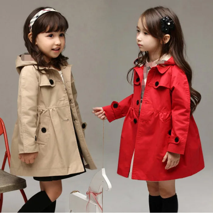 

Корейский весенне-осенний детский топ для девочек 2023, ветровка, кардиган для начальной девушки, верхняя одежда, топы с горячей серией, длинное пальто