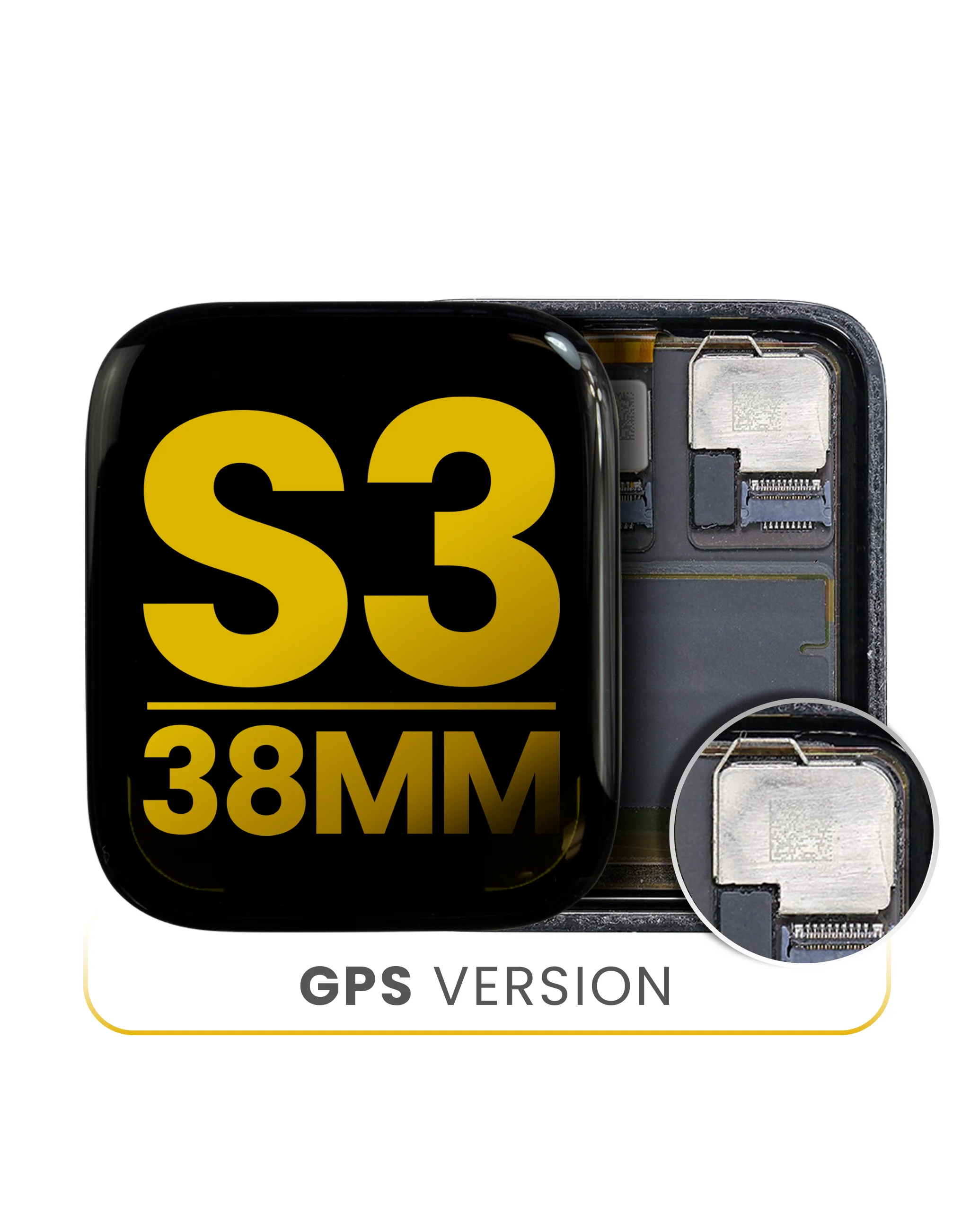 

AMOLED в сборе совместим с часами серии 3 (38 мм) (версия GPS)