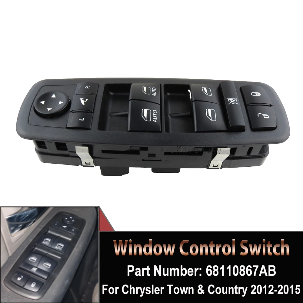

68110867AB для Dodge Ram 1500 2500 3500 грузовик 2015 2016 переключатель стеклоподъемника двери 68110867AA автозапчасти