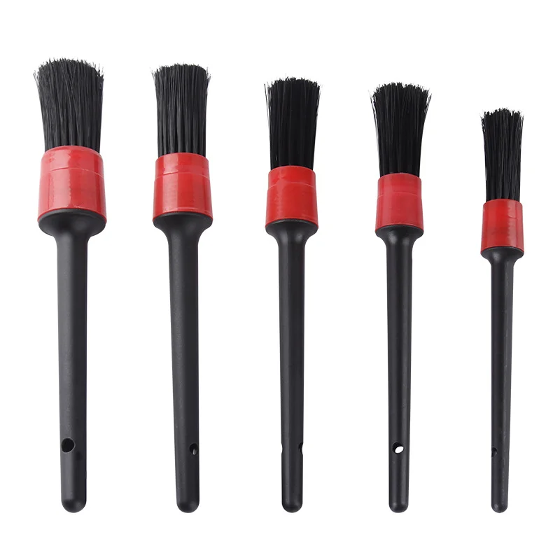 5pcs Car Detailing Brush Auto Cleaning Car Cleaning Detailing Set Dashboard Air Outlet Clean Brush Tools Car Wash Accessories