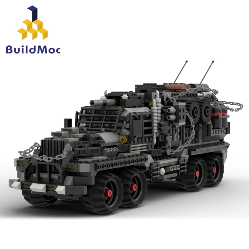 

Buildmoc Movie Maded Maxes Technical Car Wastelanded MOC Set Building Blocks Kits Toys for Children Kids Gifts Toy 1306PCS Brick