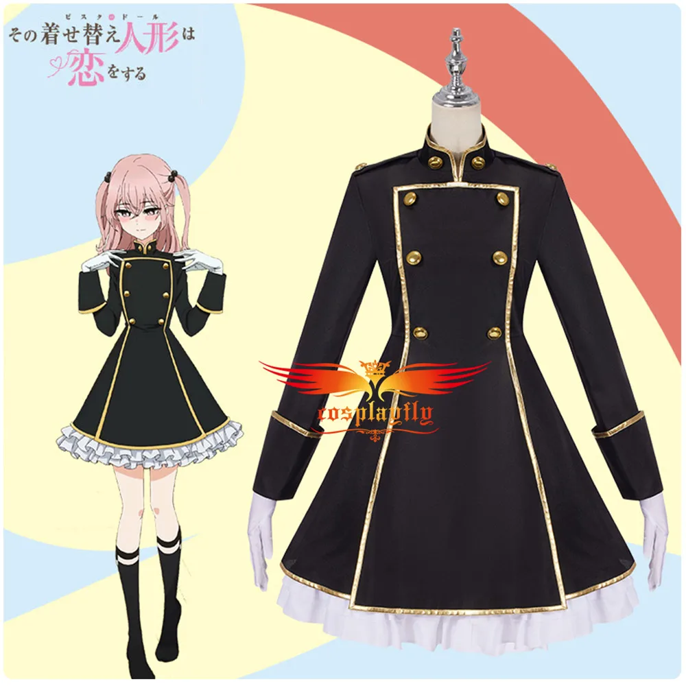 

Anime My Dress-Up Darling Marin Kitagawa Cosplay Costume Women Adult Uniform Suits with Cloak Dress Socks Gloves Hat Halloween
