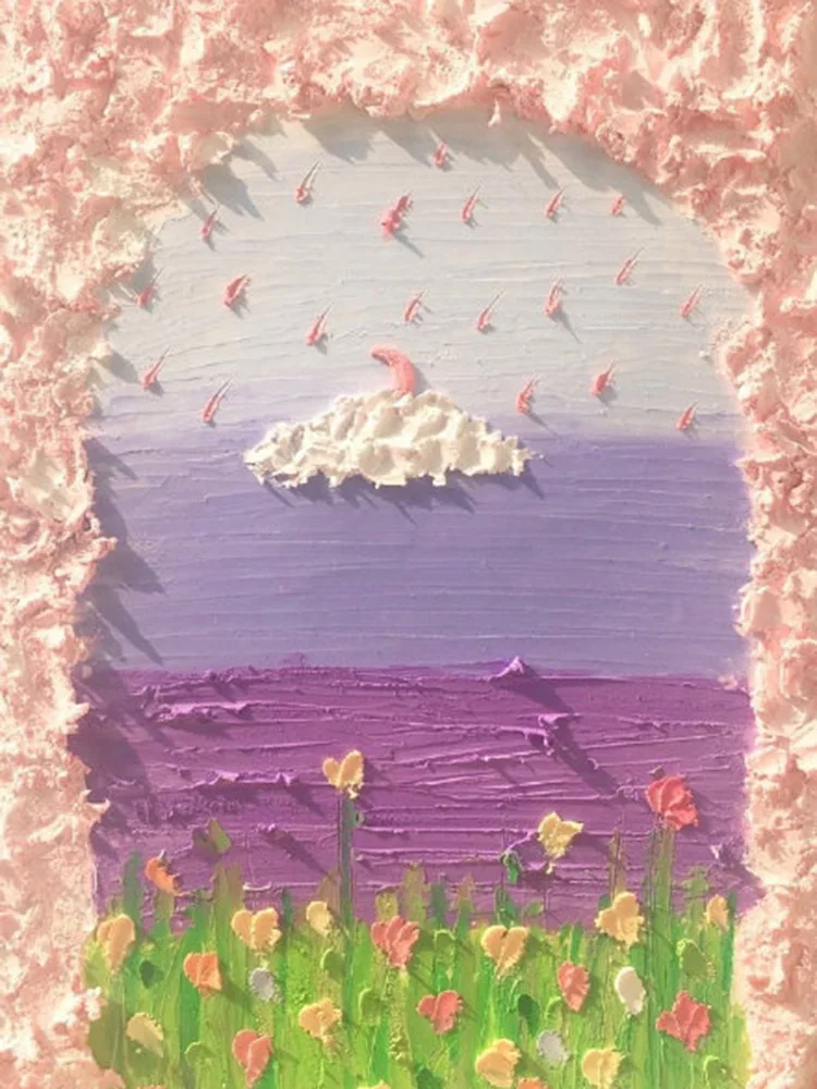 

20232Ann-Tulip diy digital oil painting oil painting acrylic flower painting explosion hand-filled landscape painting