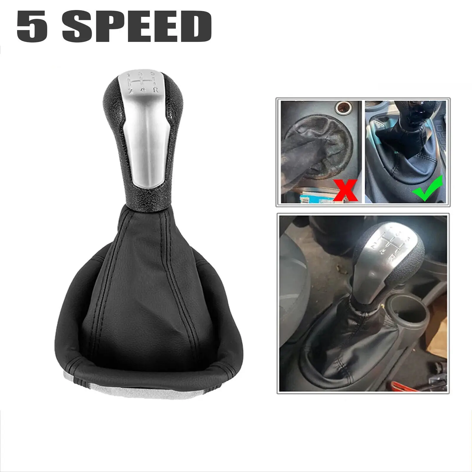1 шт., 5-скоростная ручка переключения передач с чехлом для Chevrolet Spark Holden Barina Spark M300 2011-2015, запасные части для двигателя автомобиля (art.: 3920cf62ff230) - 3920cf62ff230