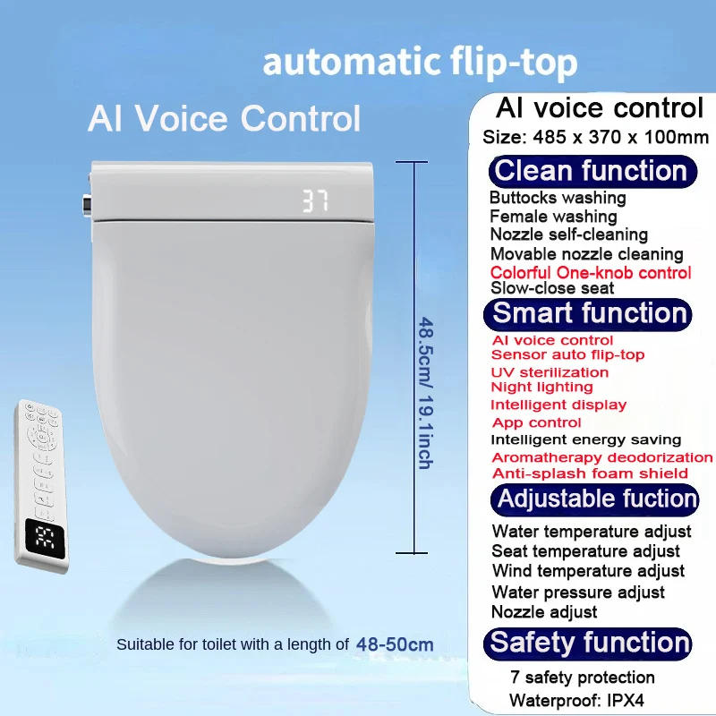 

wetips Интеллектуальный биде-сиденье Voice Inodoro Japones