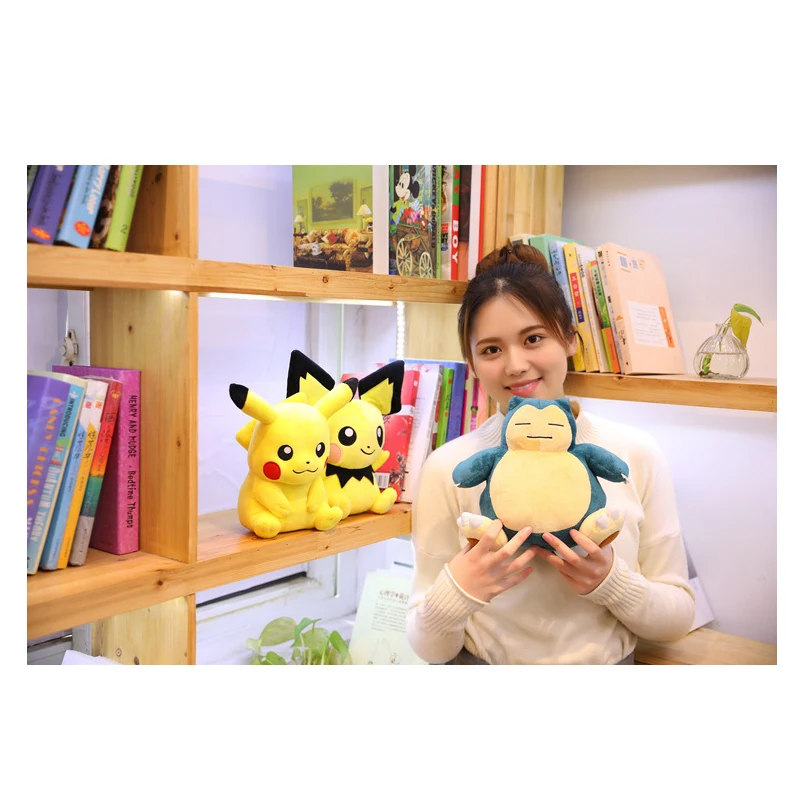 Игрушка плюшевая для детей 31 Покемон Пикачу джигги-фонарик храп мейв слонотыкать