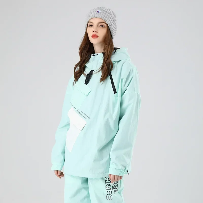 2025 лыжная одежда с капюшоном водонепроницаемые лыжные куртки зимние уличные