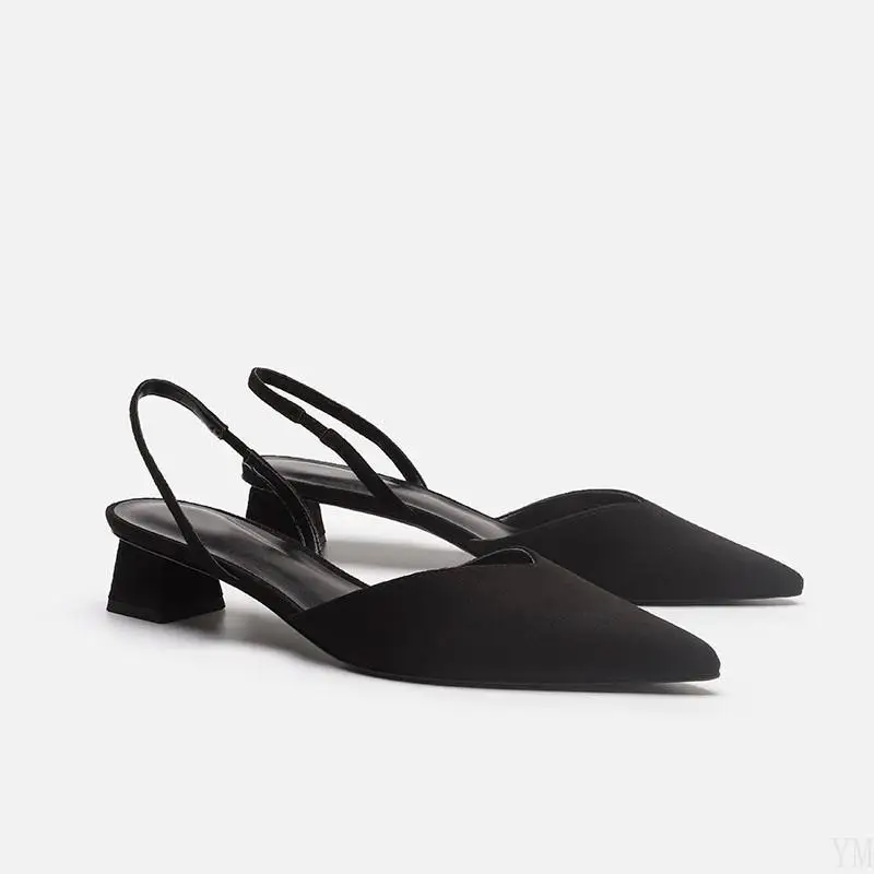 

Spring Luxury Designer Woman High Heels Single Shoes Women Pointed Toe Sexy Office Party Wedding Shoes Ladies Pumps Slingback 43