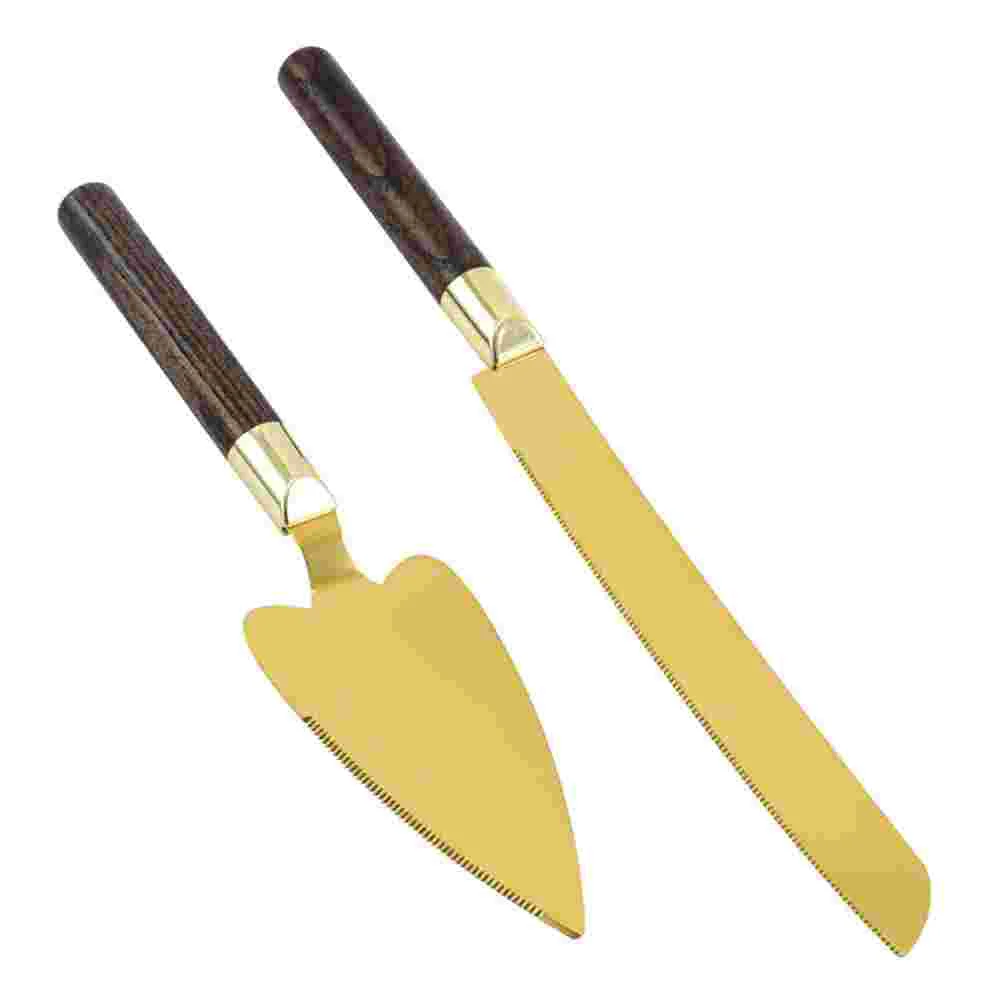 

1 set of Stainless Steel Cake Cutter Pizza Shovel Cake Spatula Baking Cutter