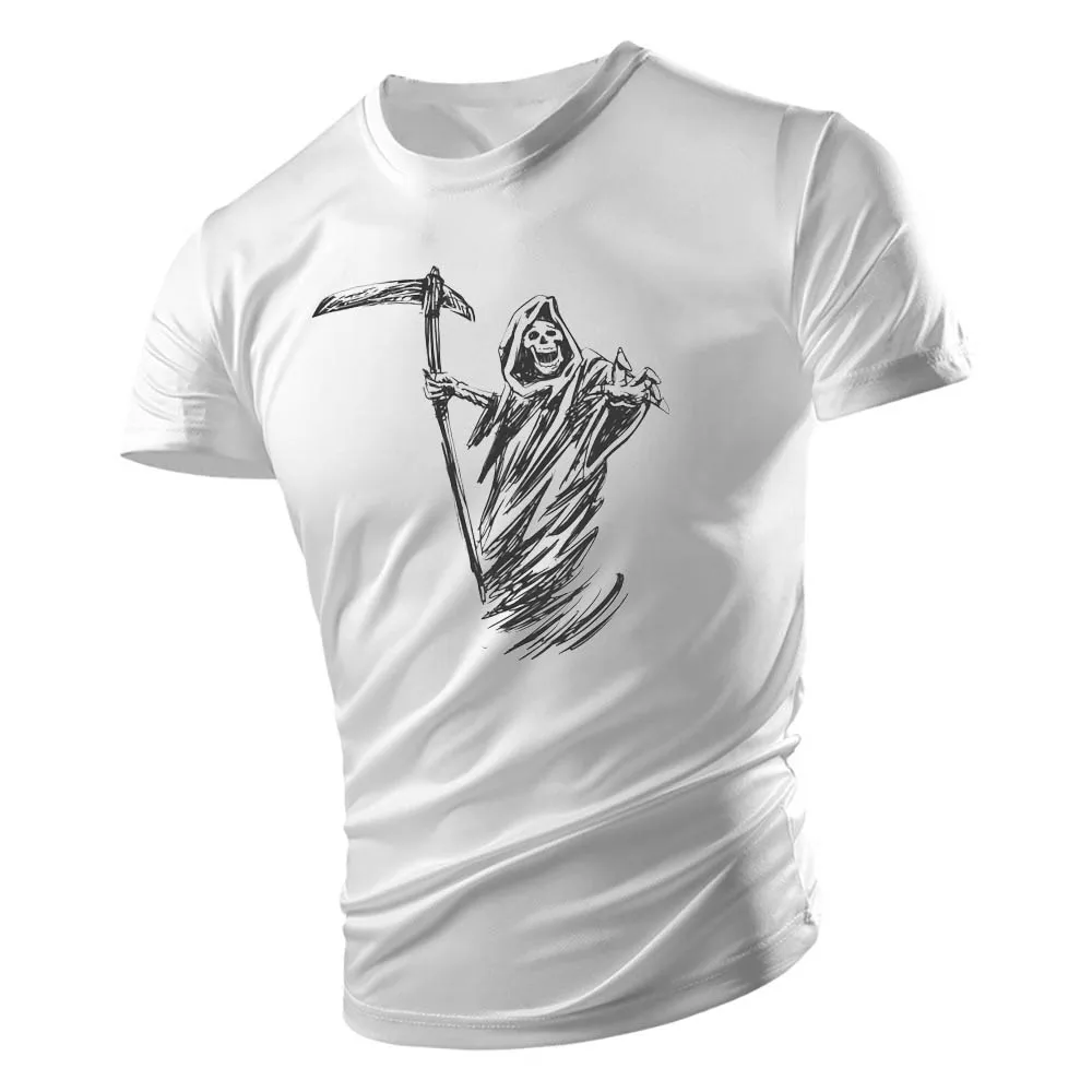 

Повседневная быстросохнущая Мужская футболка Four Seasons, новинка, удобная дышащая футболка с коротким рукавом, спортивный топ Y2k с круглым вырезом, Повседневная Уличная одежда