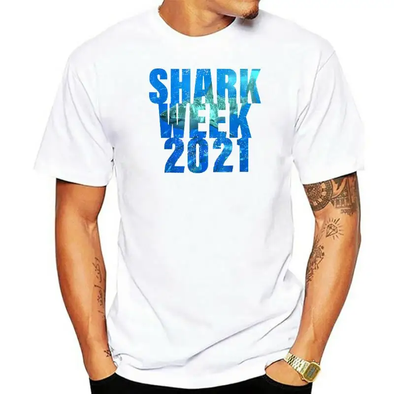 

100% Cotton Fashion Shark 2021 Week Passion for Sharks Unisex Oversized Men Novelty T-Shirt Women Soft Casual Soft Tee EU Size