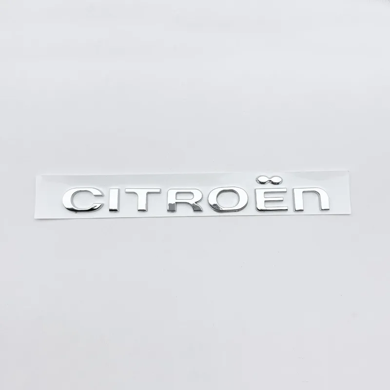 

ABS автомобиль передний задний логотип наклейка с буквенным принтом задний бампер задняя дверь багажник наклейка для Citroen Elysee Berlingo Xsara C3 XR C4 Picasso C5