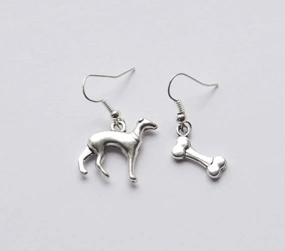 

New Products Hot Selling Fashion Trend Jewelry Simple Natural Wind Puppy Bone Pendant Earring Jewelry