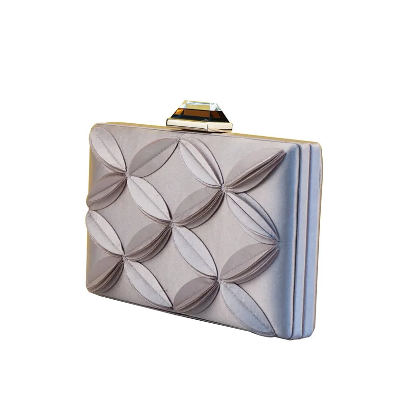 

2022 Простые повседневные клатчи с цветами для вечерние ринки свадьбы Длинная цепочка фотосессия