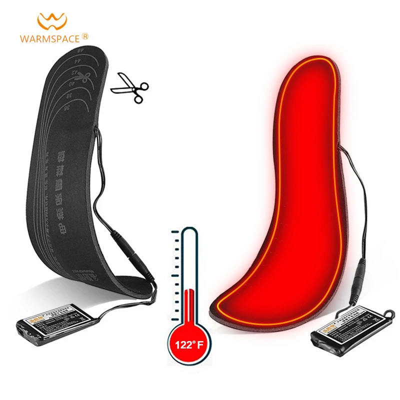 

Winter Electric Heated Insoles USB Heating Feet Warmer Thermal Shoes Sock Pad Heated Insoles Washable Full Foot Fever Unisex