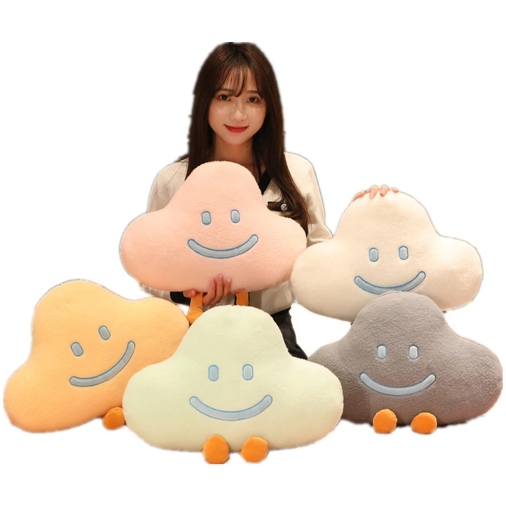 

Подушка плюшевая в виде улыбки и облака, 1 шт., 42/60/90 см