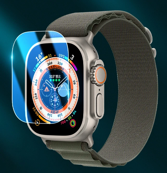 

Закаленное стекло для Apple Watch защита экрана от царапин для Apple Watch 8 Ultra 49 мм Pro 49 мм умные часы HD защитная пленка