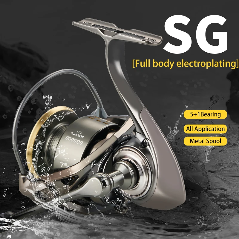 Рыболовная Катушка DEUKIO Высокоскоростная Сверхгладкая 12 Кг Сопротивление