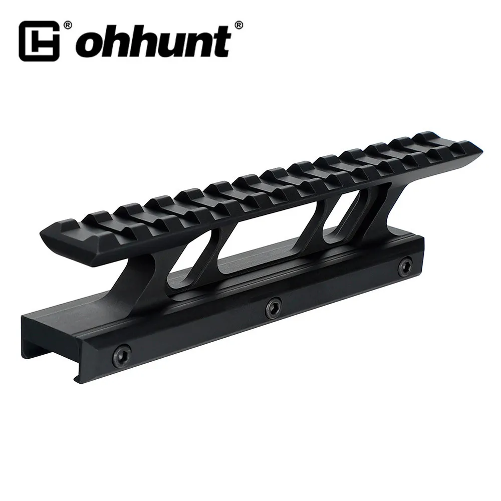 

Ohhunt 13 слотов высокий профиль стойка крепление подходит для Picatinny Rail охотничий прицел база Красная точка лазерный прицел фонарик