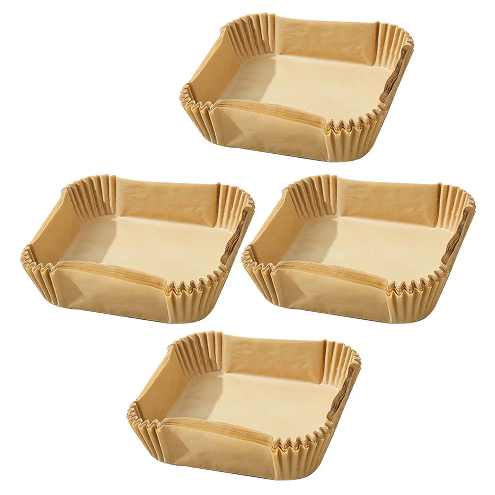 

Paper Air Fryer Baking Liner Liners Disposable Parchment Roasting Square Steamer Oil Accessoriesperforated Tray Roundproof Mat